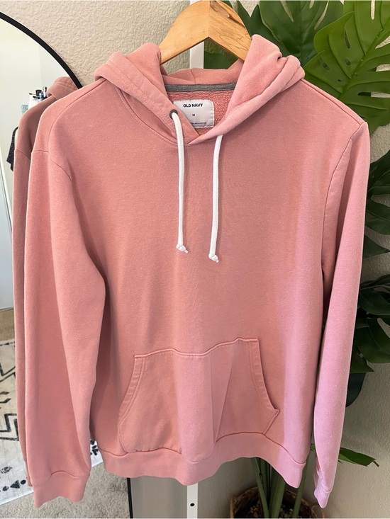 Old Navy Sweaters - 💕 Old Navy Dusty Rose Fleece Pullover Hoodie Sz M | Cozy Casual Soft Girl